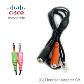 Computer Headset Adapter for Cisco 7962 Phone